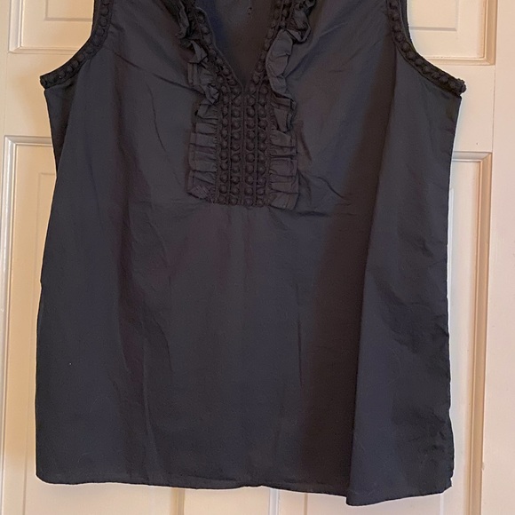 Talbots Sleeveless Navy Top - Picture 4 of 4